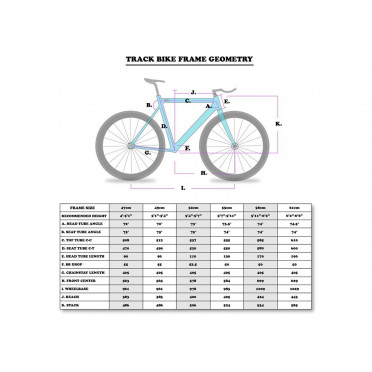 Fixiefiets / Singlespeed 6KU Track Wit