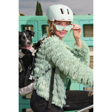 Abus HUD-Y Urban Fietshelm met geïntegreerde verlichting