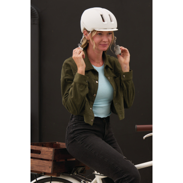 Abus HUD-Y Urban Fietshelm met geïntegreerde verlichting