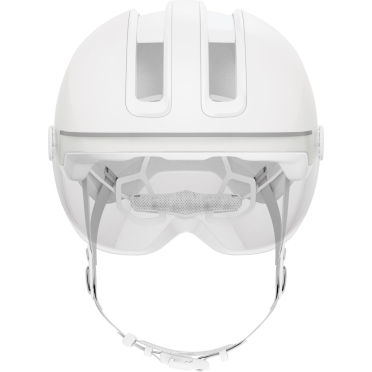 Abus HUD-Y ACE vizier stadsfietshelm met geïntegreerde verlichting