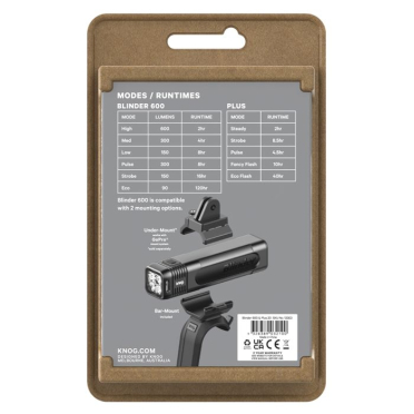 Knog Blinder Pro fietsverlichting voor en achter