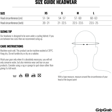 GripGrab Skull thermische fietshoed