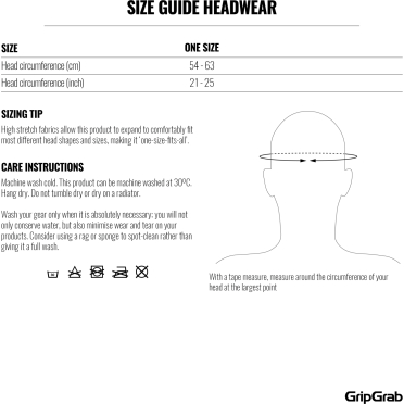 GripGrab lichtgewicht zomerfietshoofdband