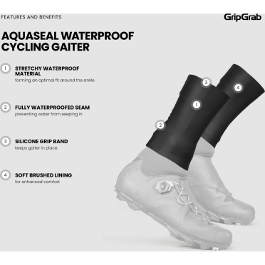 GripGrab AquaSeal waterdichte fietsslobkousen