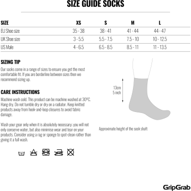 GripGrab Klassieke zomerfietssokken