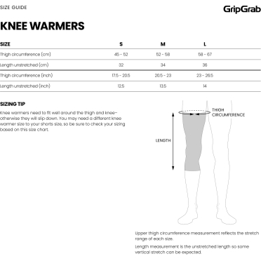 GripGrab PACR thermische fietskniebeschermers