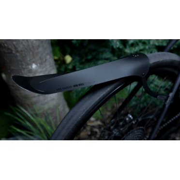 Ass Savers Win Wing Gravel achterspatbord - Stealth Zwart