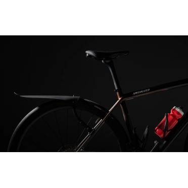 Ass Savers Win Wing Road achterspatbord - Stealth Zwart