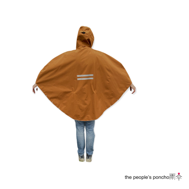 De People's Poncho 3.0 waterdichte fietsponcho