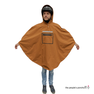 De People's Poncho 3.0 waterdichte fietsponcho