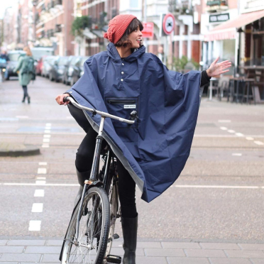 De People's Poncho 3.0 waterdichte fietsponcho