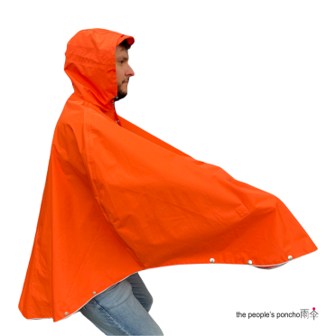 De People's Poncho 3.0 waterdichte fietsponcho