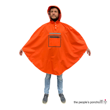 De People's Poncho 3.0 waterdichte fietsponcho
