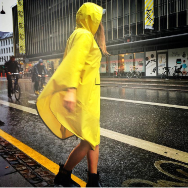 De People's Poncho 3.0 waterdichte fietsponcho