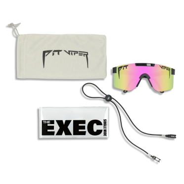 Pit Viper The Originals gepolariseerde roze zonnebril