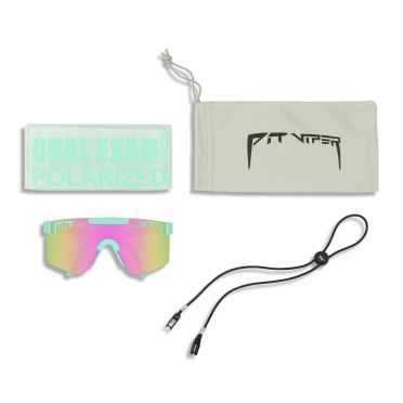 Pit Viper The Originals gepolariseerde roze zonnebril