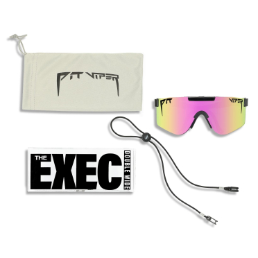 Pit Viper The Originals gepolariseerde roze zonnebril