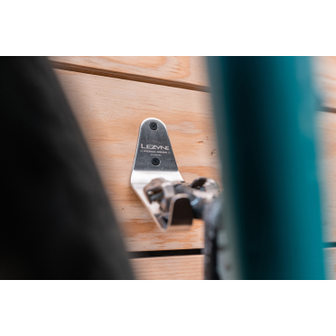 Lezyne RVS wandfietsendrager met pedaalbevestiging