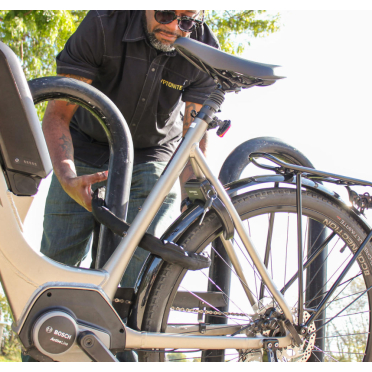 Kryptoniet fietsframeslot + 5,5 mm plug-in ketting