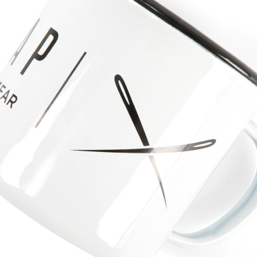 Restrap emaille mok - 20oz, stevig en ideaal voor bikepacking