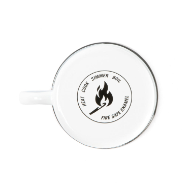 Restrap emaille mok - 20oz, stevig en ideaal voor bikepacking