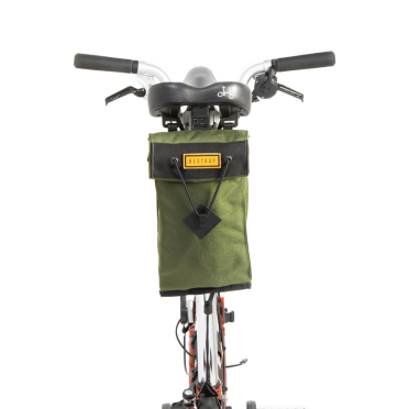 Restrap City Range zadeltas voor vouwfietsen - olijf