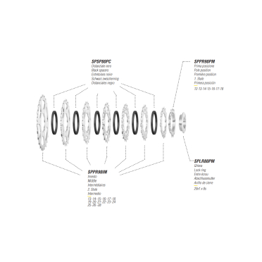 Miche Primato 8M 8-speed fietscassette