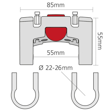 Klickfix stuurhouder