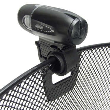 Uni Klickfix fietsstuurmand met lichtclip