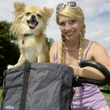 Doggy Klickfix hondenfietsmand