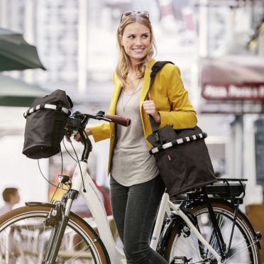 Fietsmand Ovale Reisenthel fietsmand voor Klickfix bagagedrager